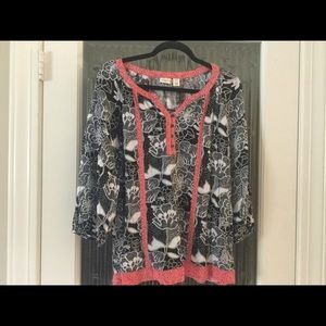 Westbound Womans Top -  Size 2X - 100% Rayon